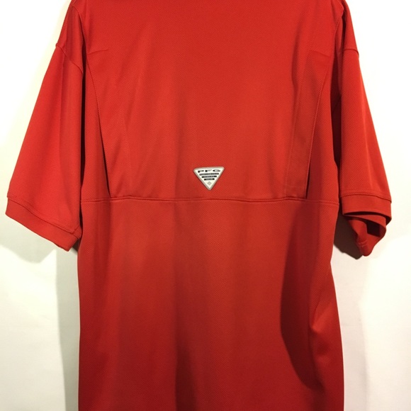 Men’s Columbia PFG polo shirt. Size: Large - Picture 5 of 8